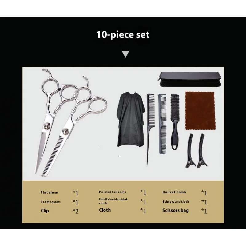 6.0Inch Household Barber/Salon thinning Hair Knife Hairdressing Scissors
