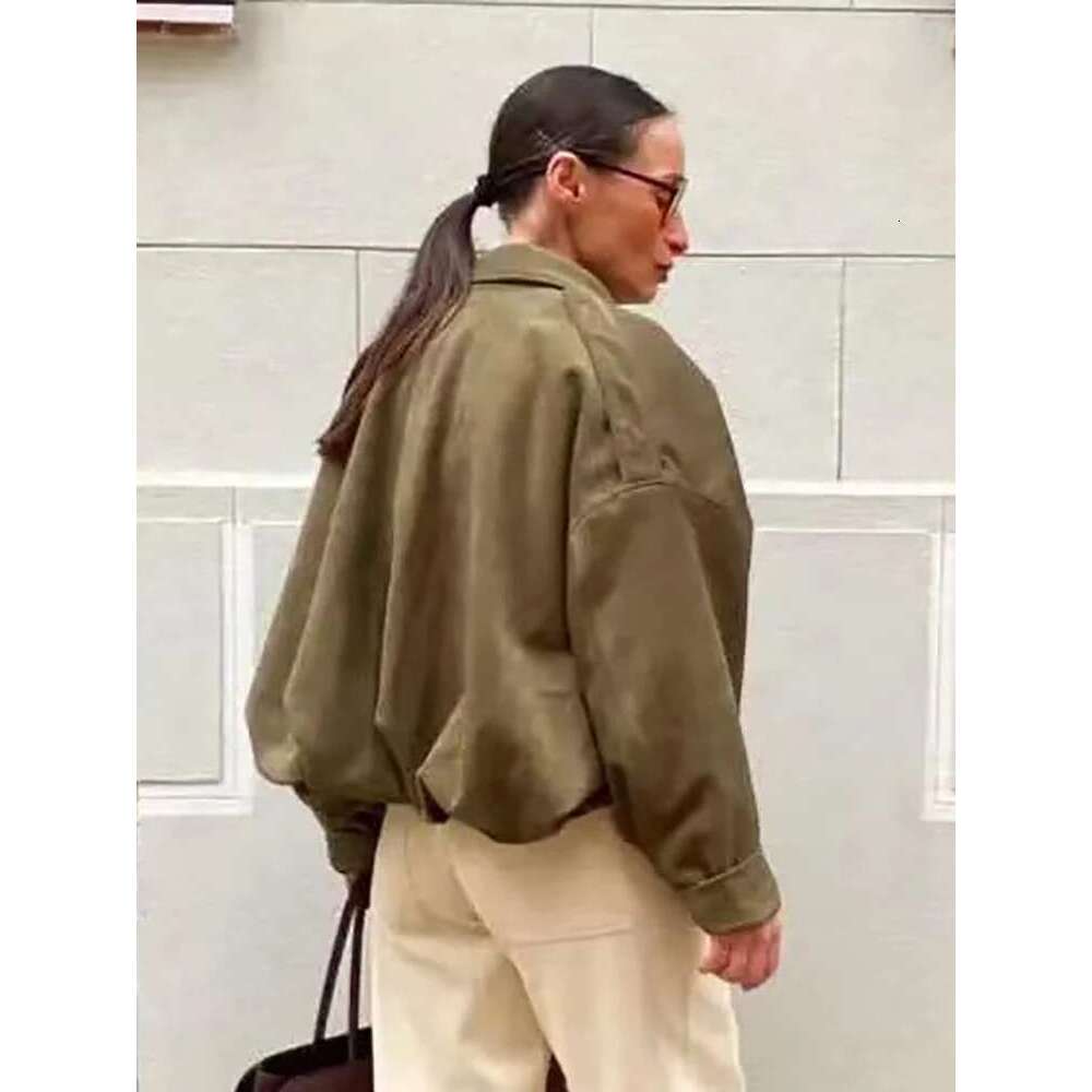 Designer Clothes Vintage Women Casual Bomber Jackets 2025 Fashion Ladies Loose Soft Jacket For Female Holiday Chic Outfits Girls Cute Clothes