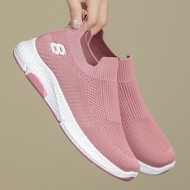 For Women Spring Summer New Collection One Step Versatile Casual Single Flyknit Breathable Sports Shoes Women S Shoes Ddmysaturn Ddmysaturn