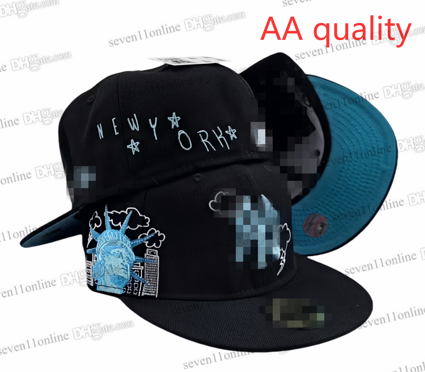 2025 Men's Baseball Fitted Hats Los Angeles" Funny Cute angel stitched Full Closed Caps Sport Designer Team Cap Patched Brown Snapback trucker Hats High Quality Ap25-9