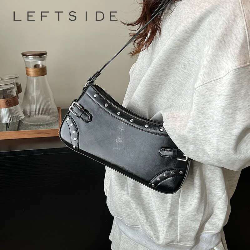 Small Shoulder Bags For Women Korean Fashion New Trend Females PU Leather Crossbody Bag Y2k Handbags And Purses
