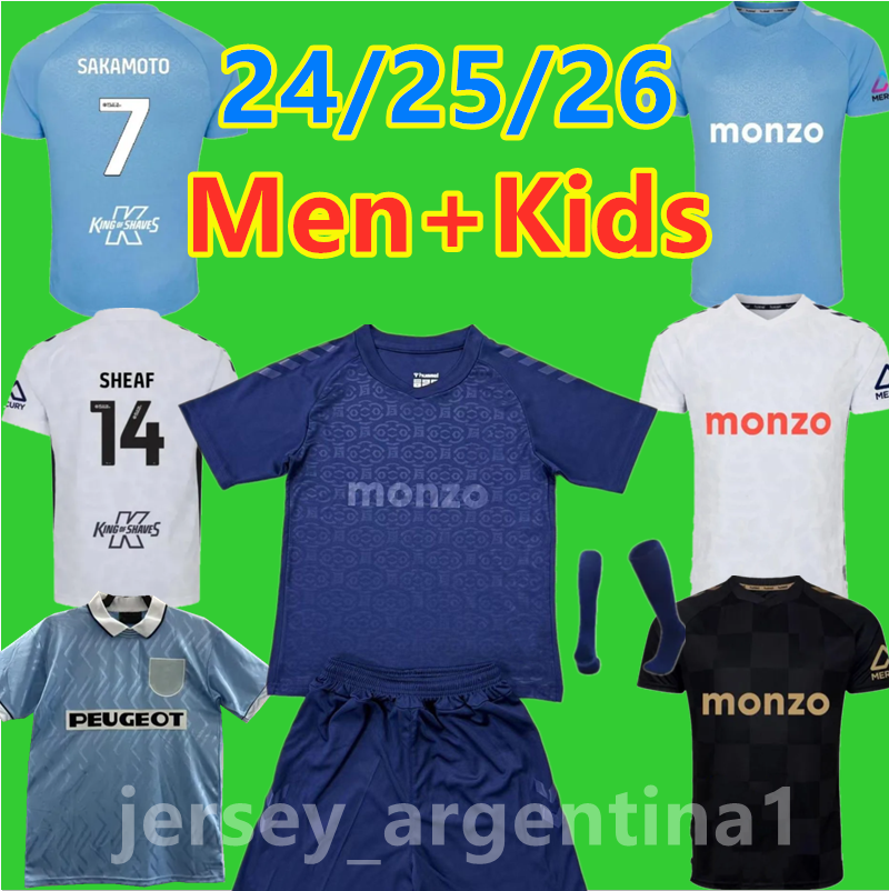 Sports Jerseys Soccer 24 25 26 Coventry City Home Kit Blue Soccer Jerseys Men Kits Football SIMMS ASANTE PALMER SAKAMOTO Uniforms Men kids kit Football Shirt 2xl