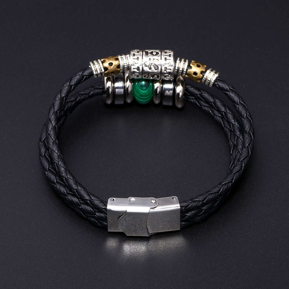 Fashion Lapis lazuli stainless steel buckle, tiger eye stone bracelet, natural stone, hidden sier jewelry