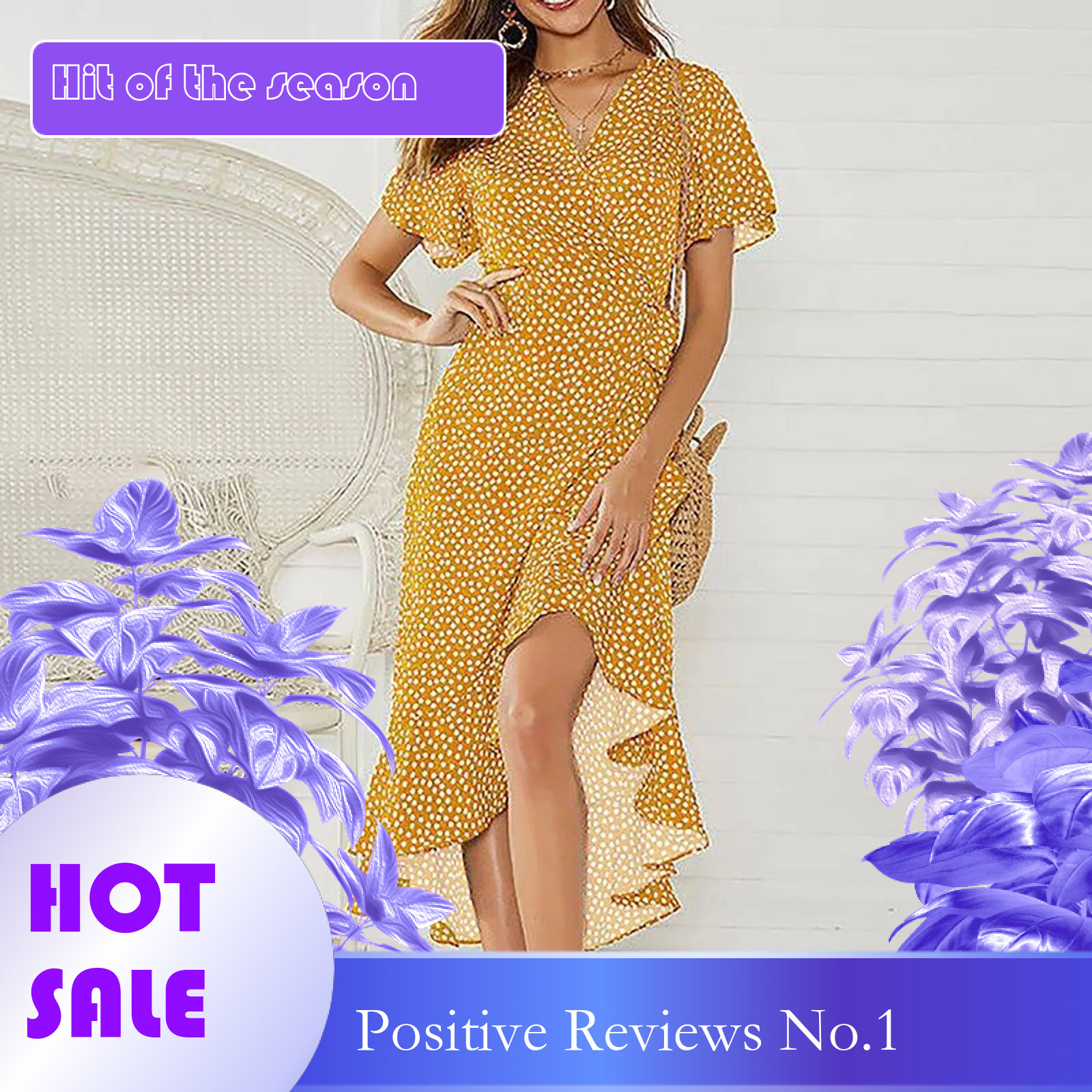 Dongdumaoyi Summer Beach Maxi Dress Women Floral Print Boho Long Chiffon Ruffles Wrap Casual V Neck Split Sexy Party Robe
