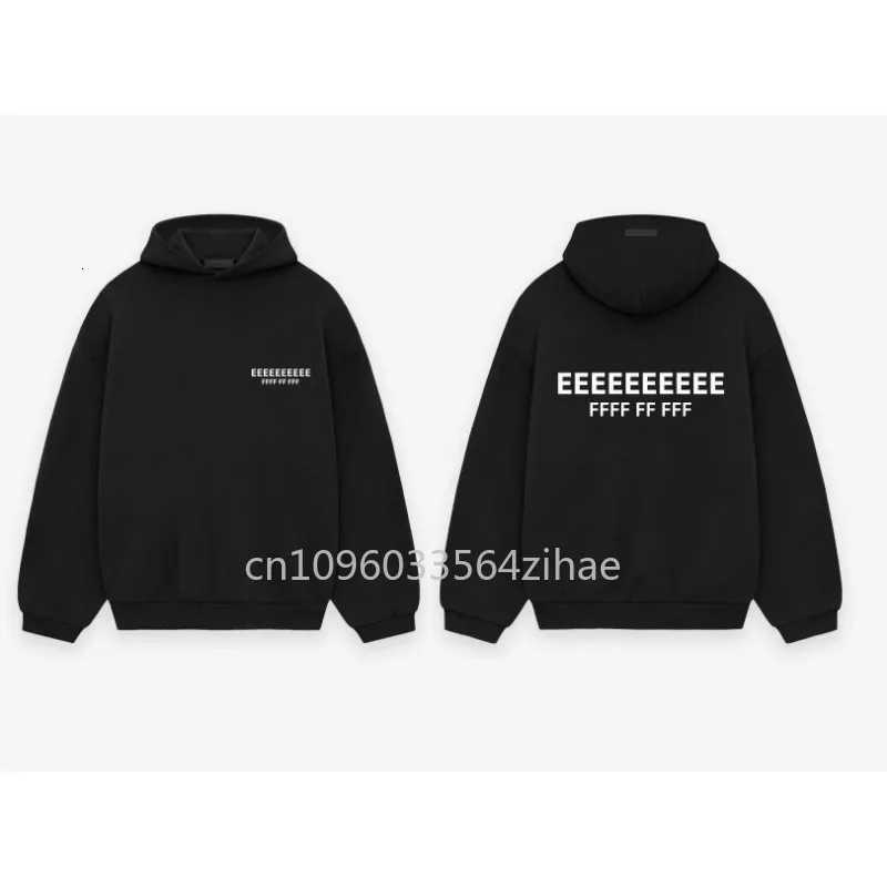 SS25 AlwaysOn Series Brand Mens Hoodies Chest Back Rubber Letter Hoodies Designer Brand Mens Oversized Hoodies M251124