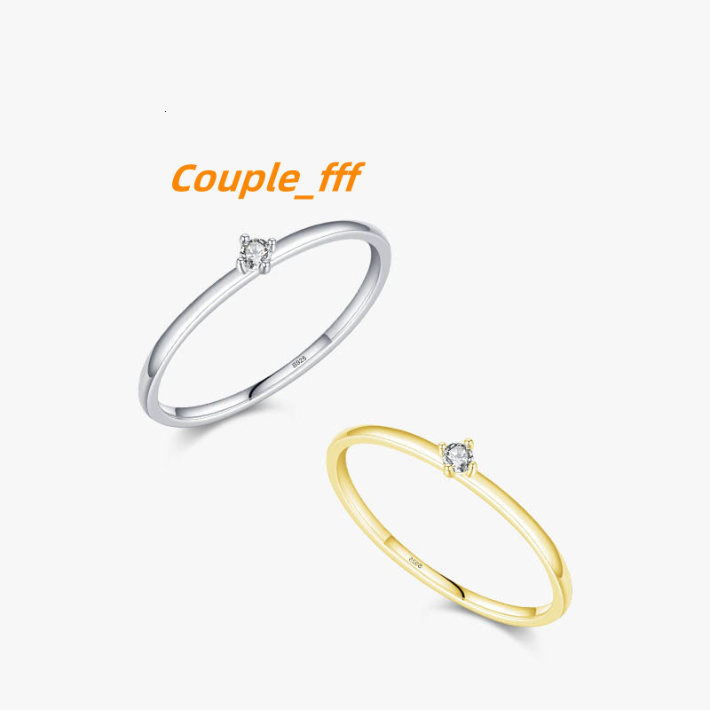 925 Sterling Silver Moissanite Band Ring Wedding Engagement Bands for Women Fine Jewelry Rings