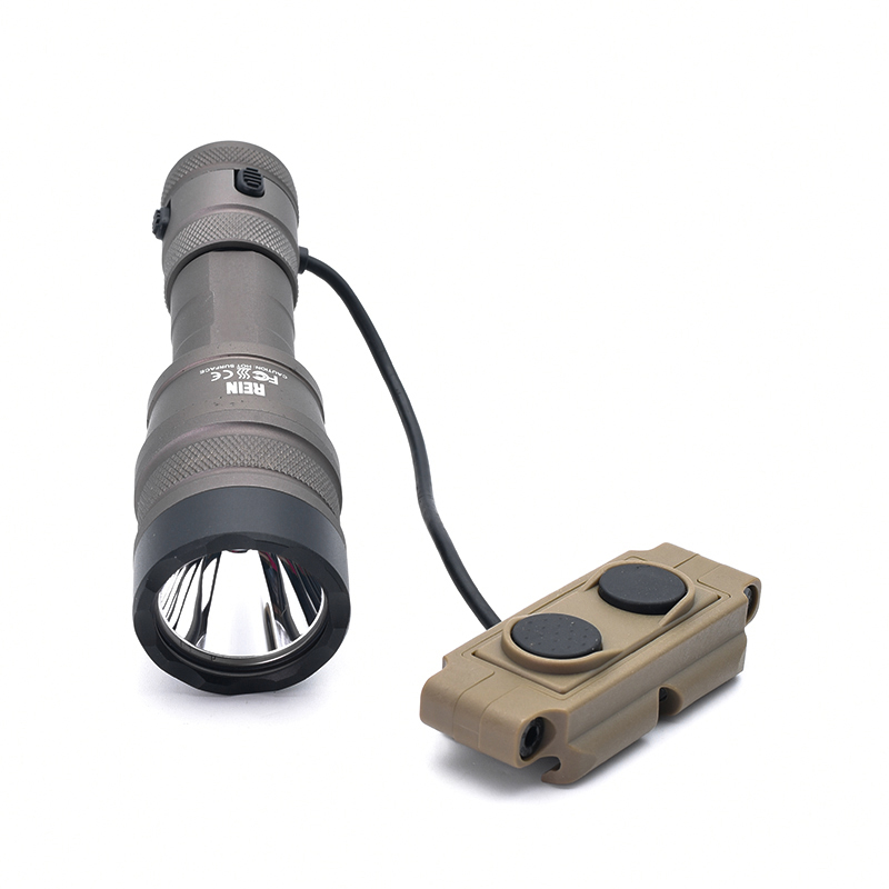 Hunting Spotlights 1300 Lumens REIN 1.0 Metal Hunting Scout Light with Dual Function Switch for 20MM Rail