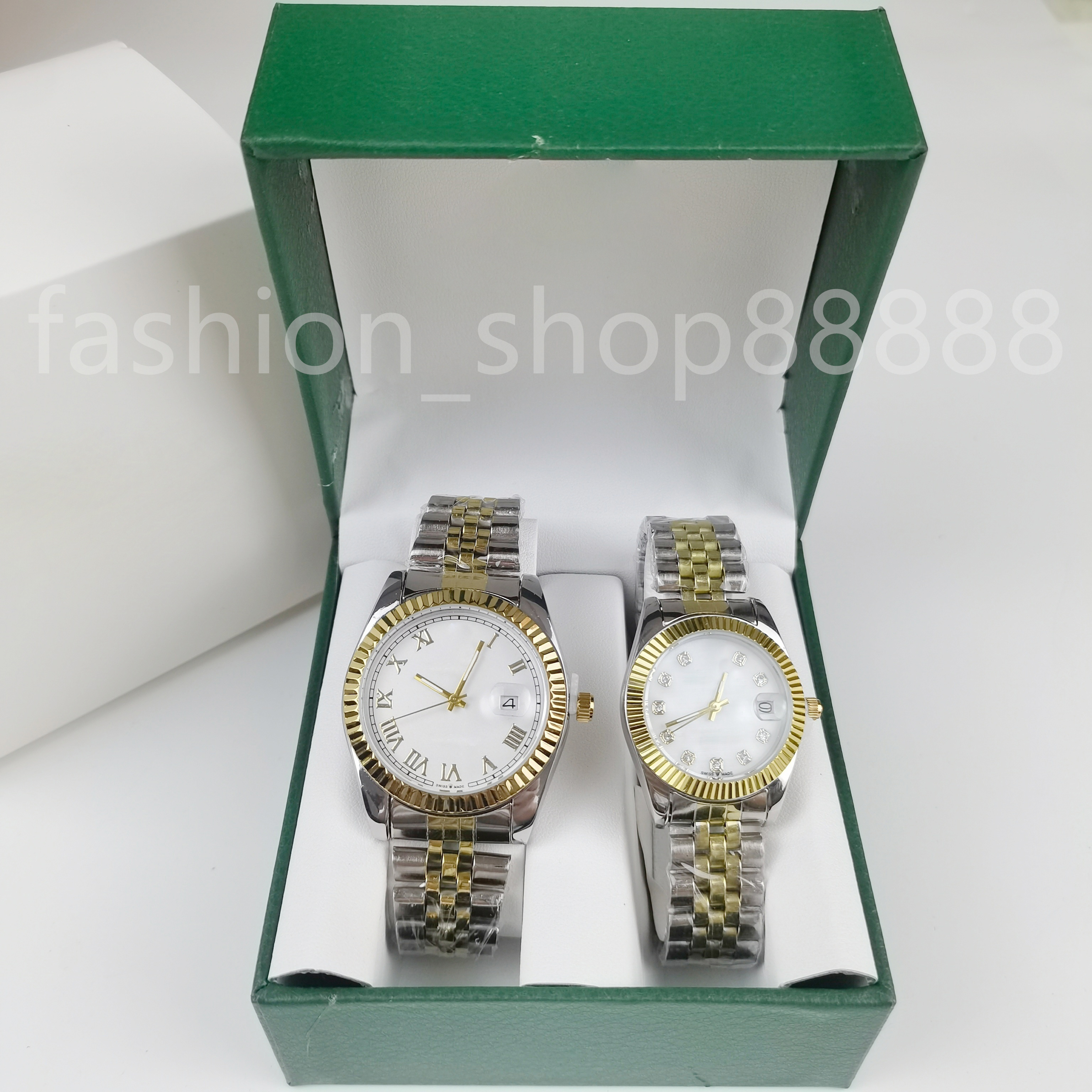 Luxury Designer Watch Fashion Couple For Mens Women Watches Stainless Steel Quartz Top Brand Luxury Date week Clock Lovers Wristwatches