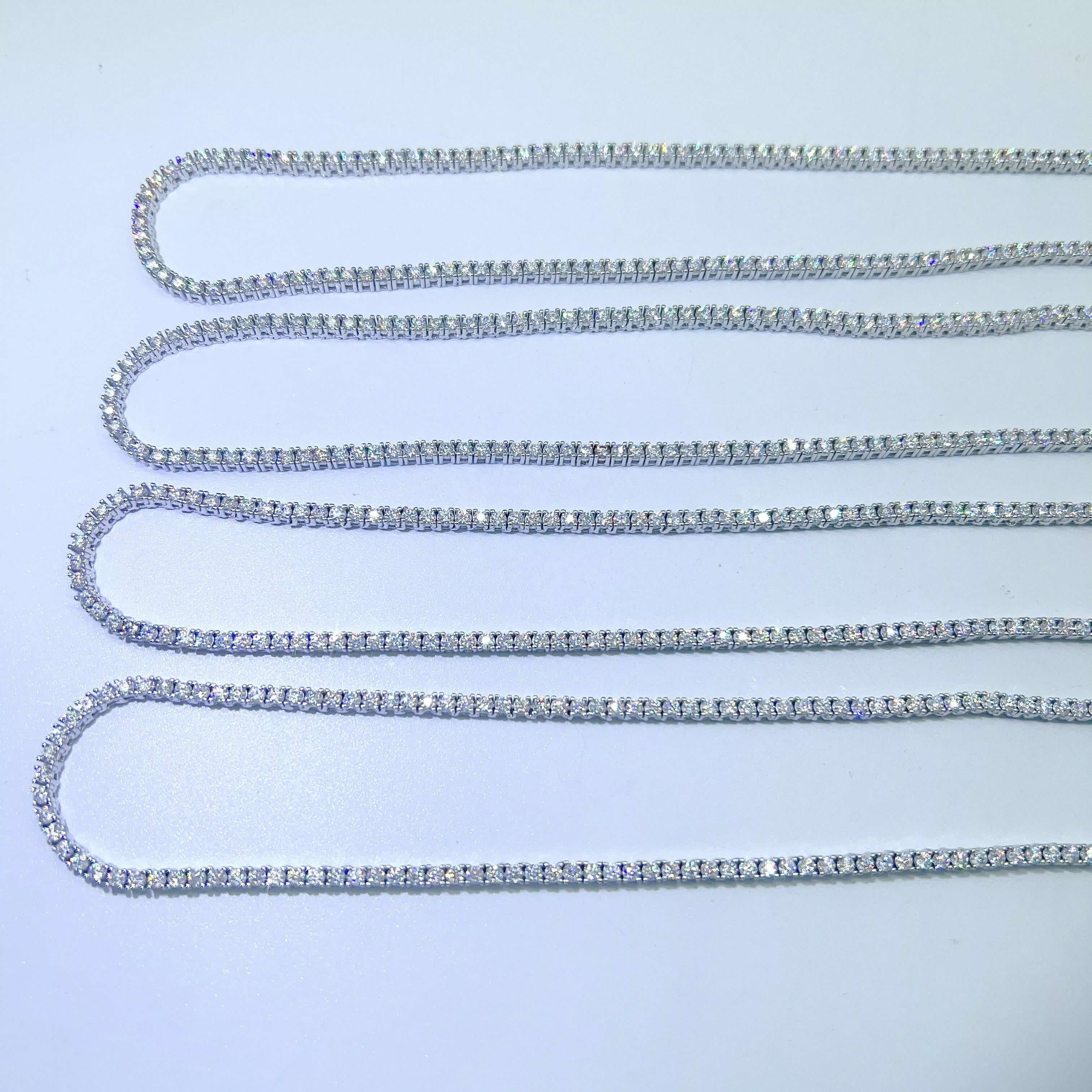 Fine Jewelry GRA Certificate 925 Sterling Silver 2mm-6.5mm Vvs Moissanite Iced Out Tennis Chain Bracelet