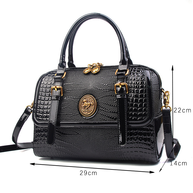MASA Brand Fashion Versatile Texture Boston Pillow Light High End Handbag Women S Shoulder Tote Bag