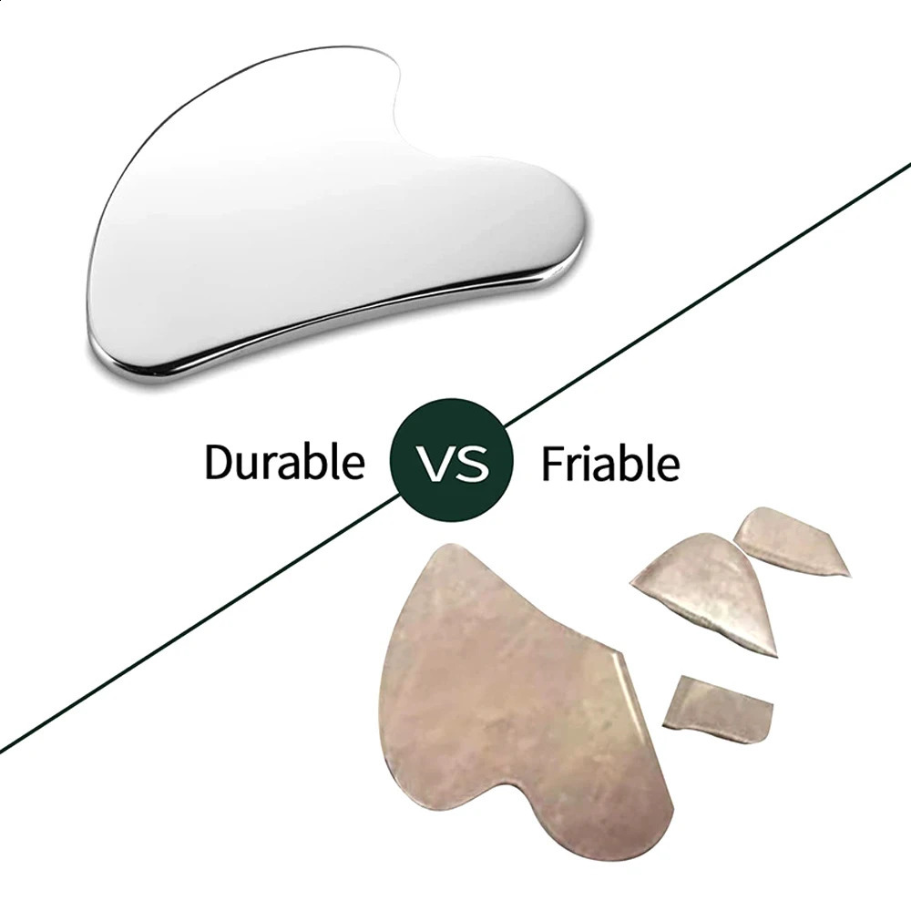 Gua Sha Facial Massage Stainless Steel Gua Sha Massage Tool Aging Face Cooling Eye SPA Body Massage Tool 250418