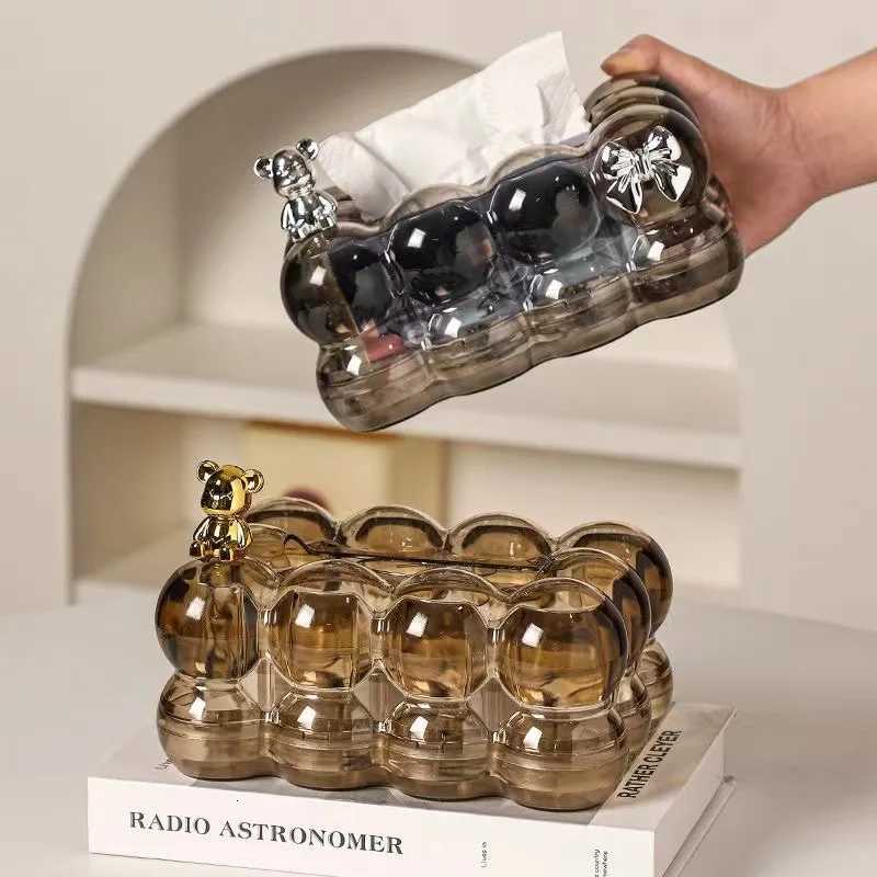 Tissue Box Napkin Holder Dispenser Cover Desktop Facial Tissue Holder For Living Room Dining Room Household HomeM251124