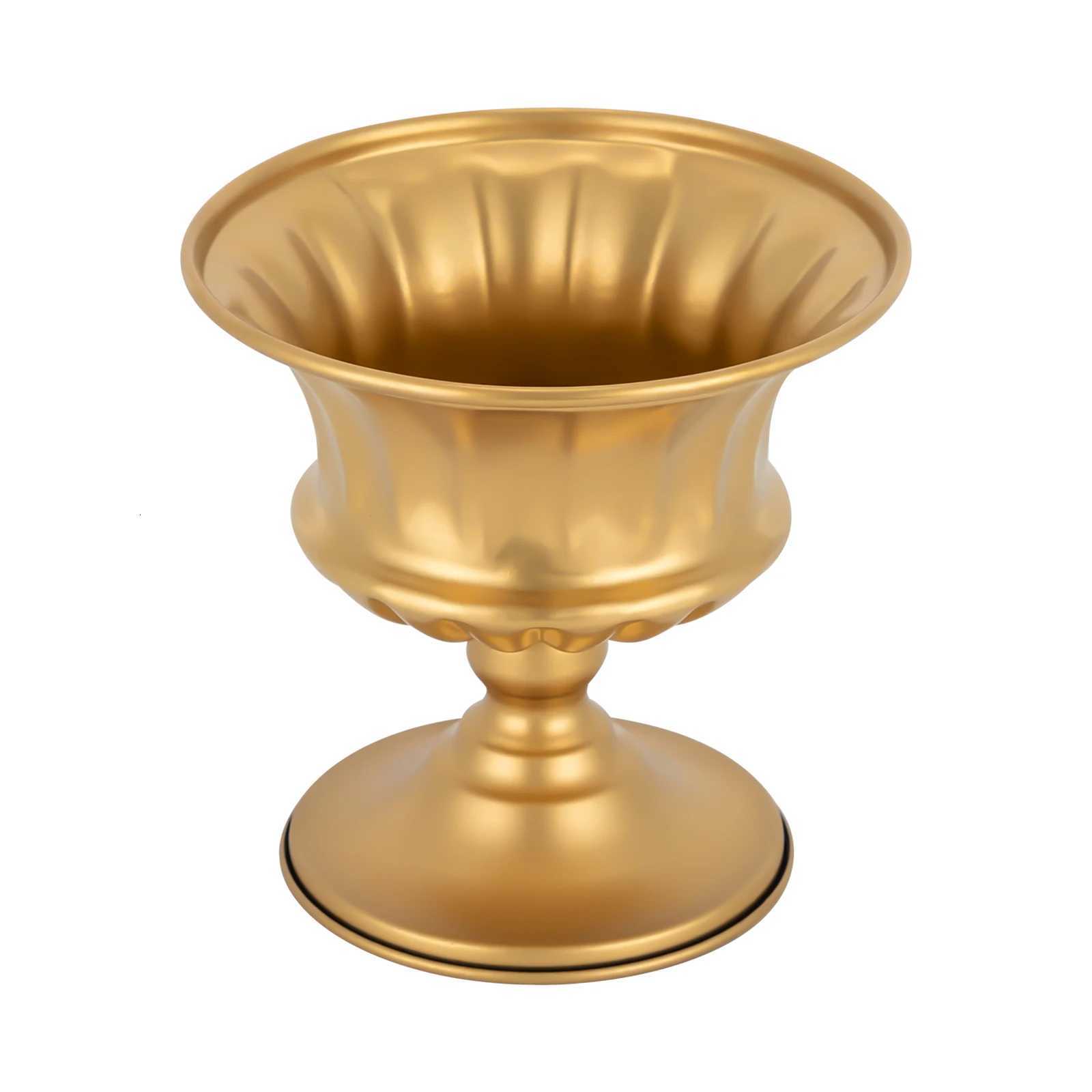 10 Gold Vases Floral Holders Flower Stand Wedding Centerpieces Vase Table Decorations C251124