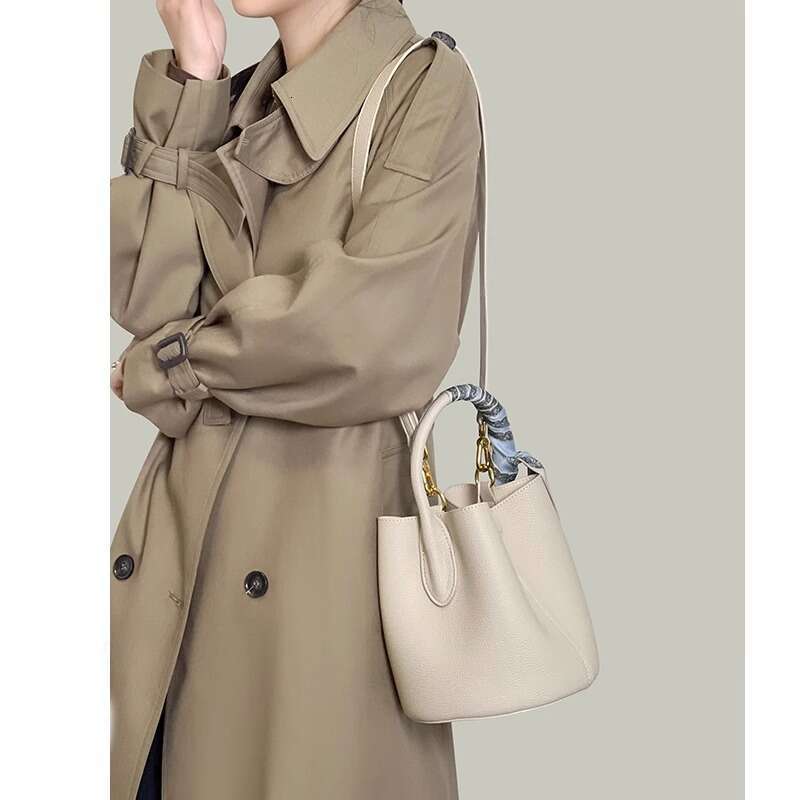 Small Niche Single Shoulder Bucket New High End Sensory Vegetable Basket Hand Held Women S Work Commuting Crossbody Bag For Women