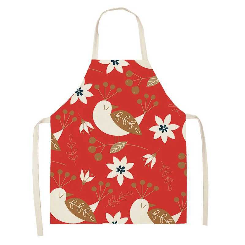 Womens kitchen apron Linen man Childrens Big size Child girl Waterproof boho Half Work Coffee cute animal funny C2511240