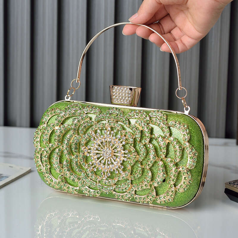 Dinner Bag New Dinner Versatile Diamond Inlaid Banquet Dress Handbag Women S Bag KQ