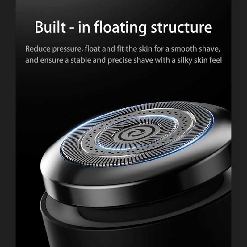 Mini Electric Shaver Led Digital Display Men Rechargeable Type-c Charging Car Portable Shaver Men Women Home Razor L251124