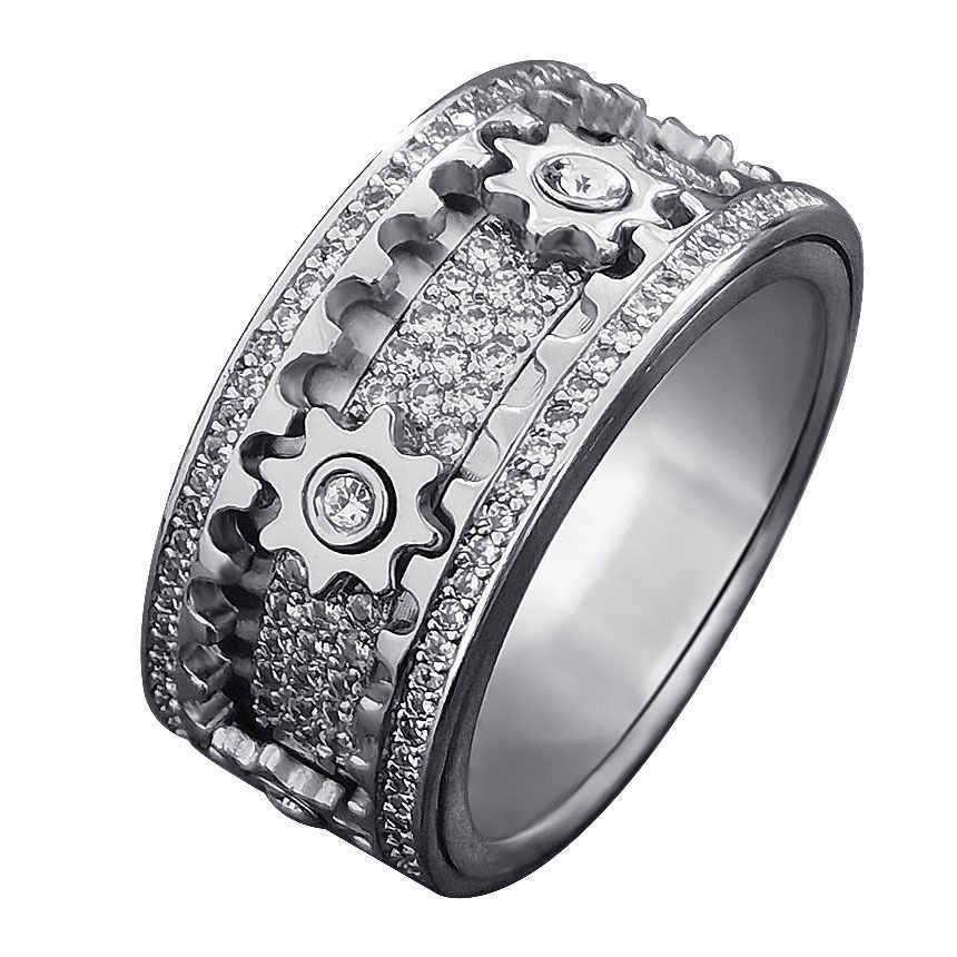 High Quality Designer ring for Woman man Ring Zirconia Engagement Titanium Steel Love Wedding Rings Sier Gold Fashion jewelry Gifts