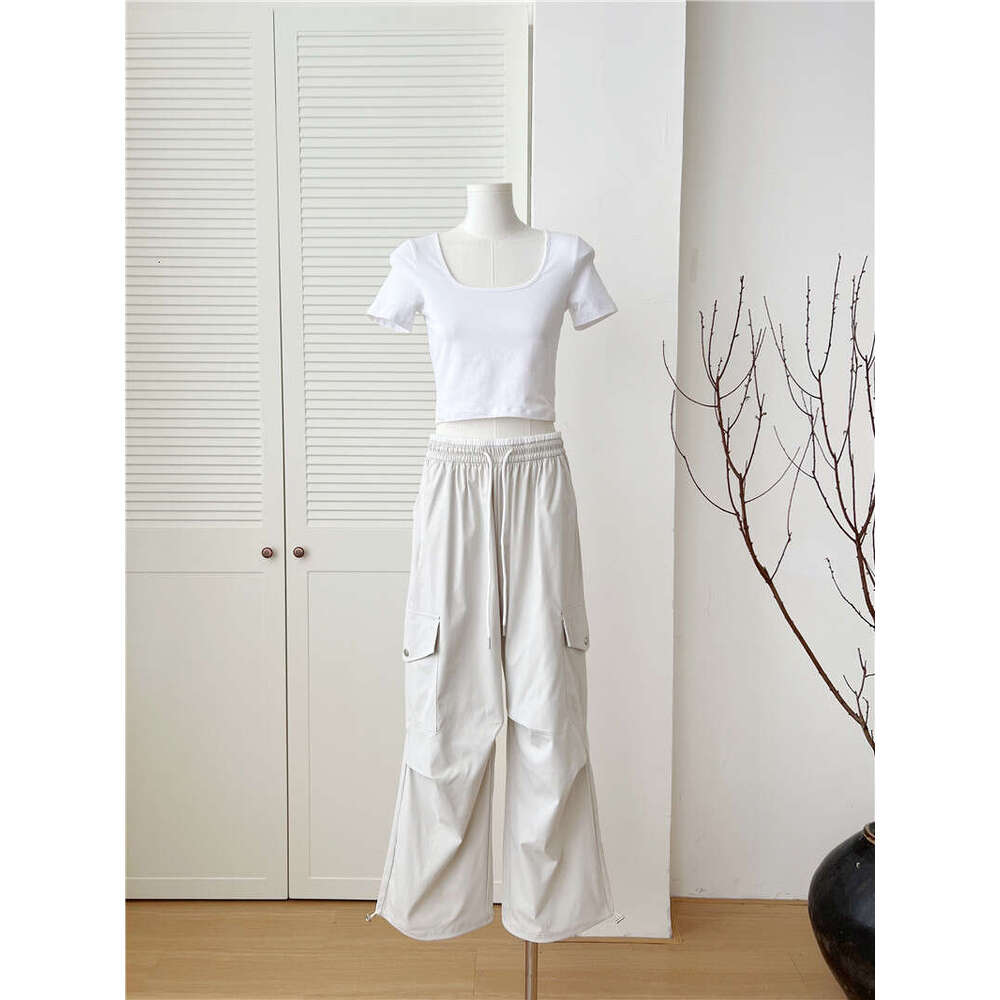 Blue Work Women's Summer Thin American Sport Paratrooper 2025 New Quick Drying Short Casual Pants