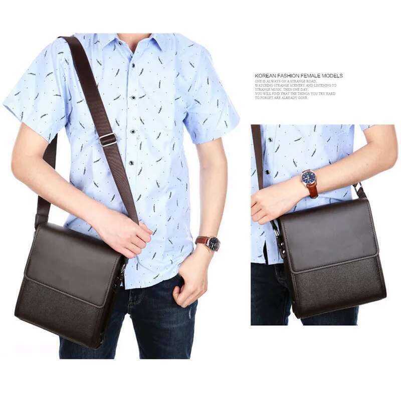 New Arrival Business Men Messenger Bags Vintage Leather Crossbody Shoulder Bag For Male Brand Casual Man Handbags Fashion Bags