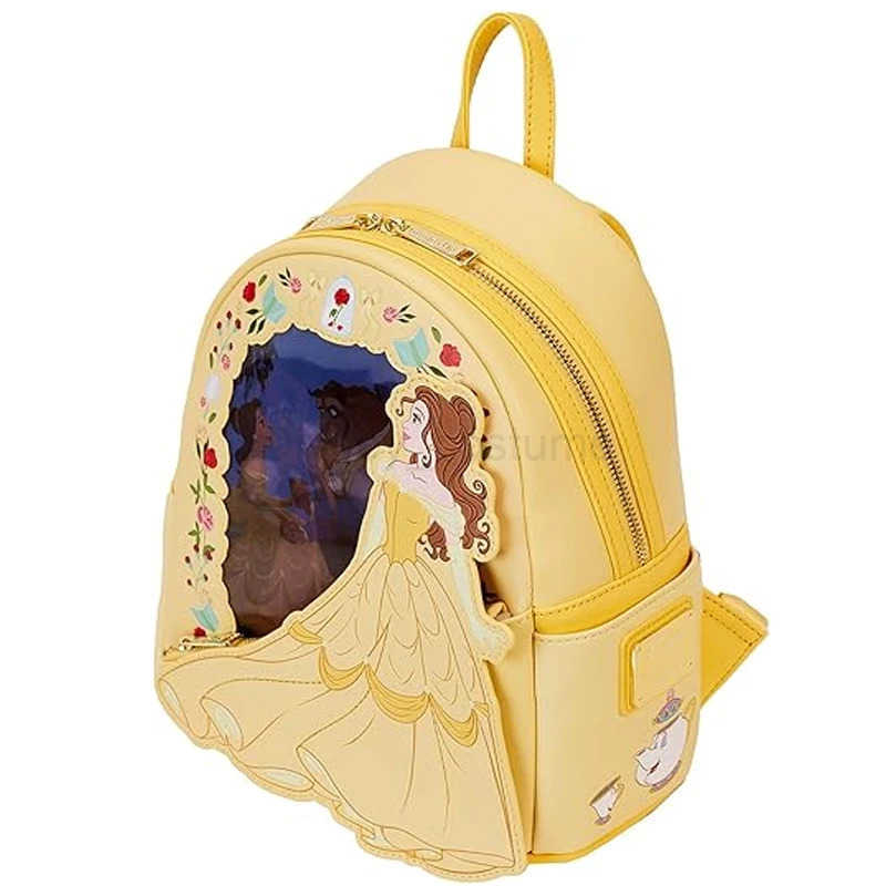 Disney Loungefly Beauty and The Beast Princess Belle Lenticular Mini Backpack X250424