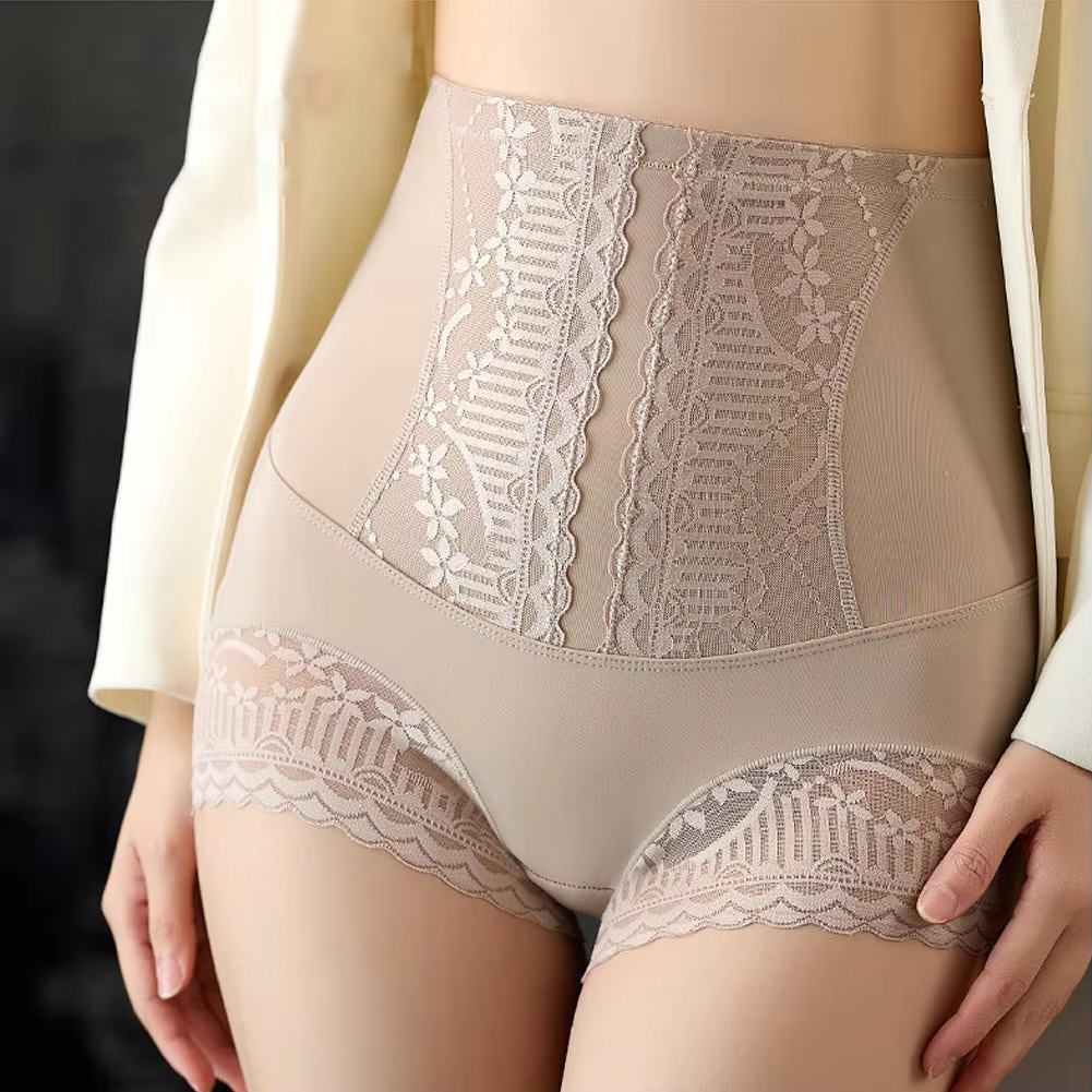 3 Pairs High Waisted Slimming Underwear Waist Trainer Bodysuit Hip Lifting Shapewear Invisible Hip Modeling Women's Shapewear underwear Push Up P