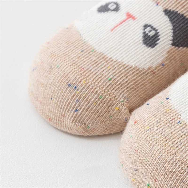 Kids Floor SOCKS 0-5 Years Soft Cotton Anti-slip Sports SOCKS for Baby Toddler Boys Girls Autumn Winter Home Wear G251124