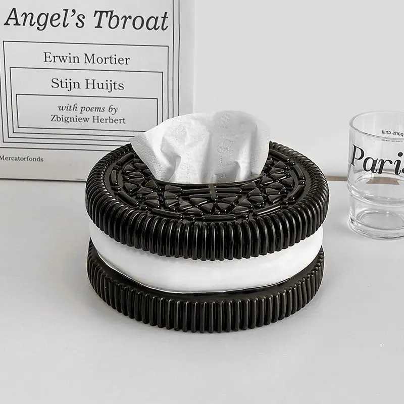 Creative Oreo Tissue Box with A and High-end Design Suitable for Both Home and Car Use and Practical DecorationM251124