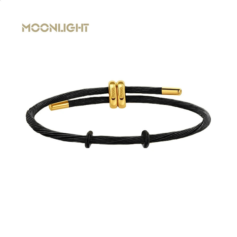 Classic gold bead stainless steel bracelet suitable for womens adjustable charm fashionable accessories jewelry gifts 250415