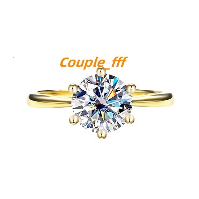 925 Silver Moissanite Ring Simple and Stylish Suitable for Valentines Day Mothers Day Wedding Party Jewelry Gift
