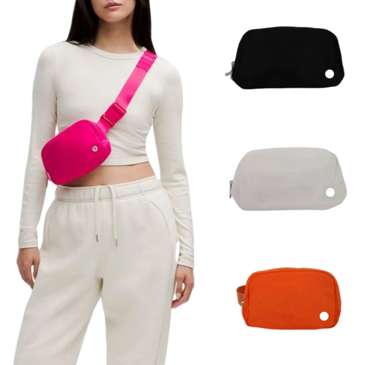 2026 New Designer fashionable yoga bumbag sport womens Crossbody Shoulder fanny pack portable Waist bags New upgrade chest Capacity fannypack belt bag everywhere