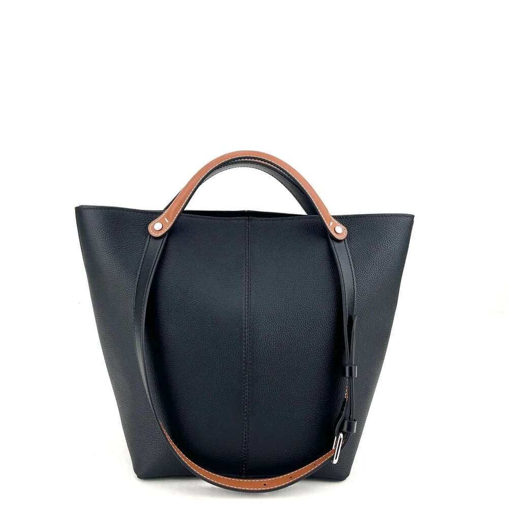 Fashionable Women's Bucket Handbag Dark Design Versatile Shoulder Crossbody Bag Spring Summer New Arrival