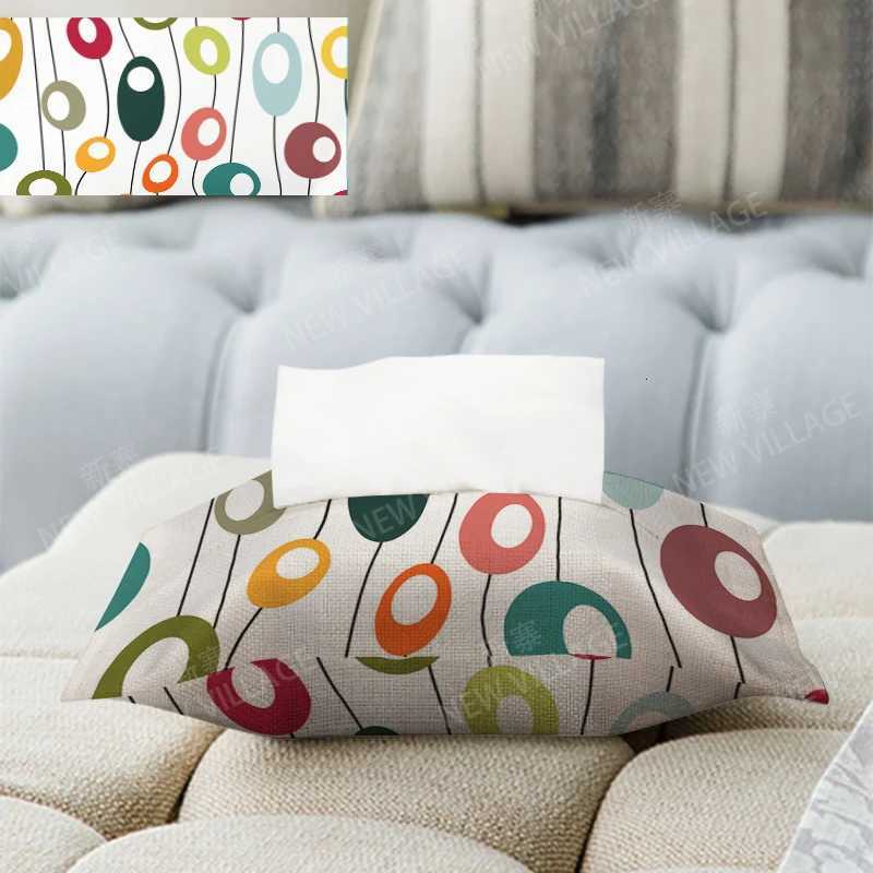 Home decor boho fabric tissue box car tissue holder tissue cover box Textiles cloth storage tissue bag nordic wipes dispenserM251124