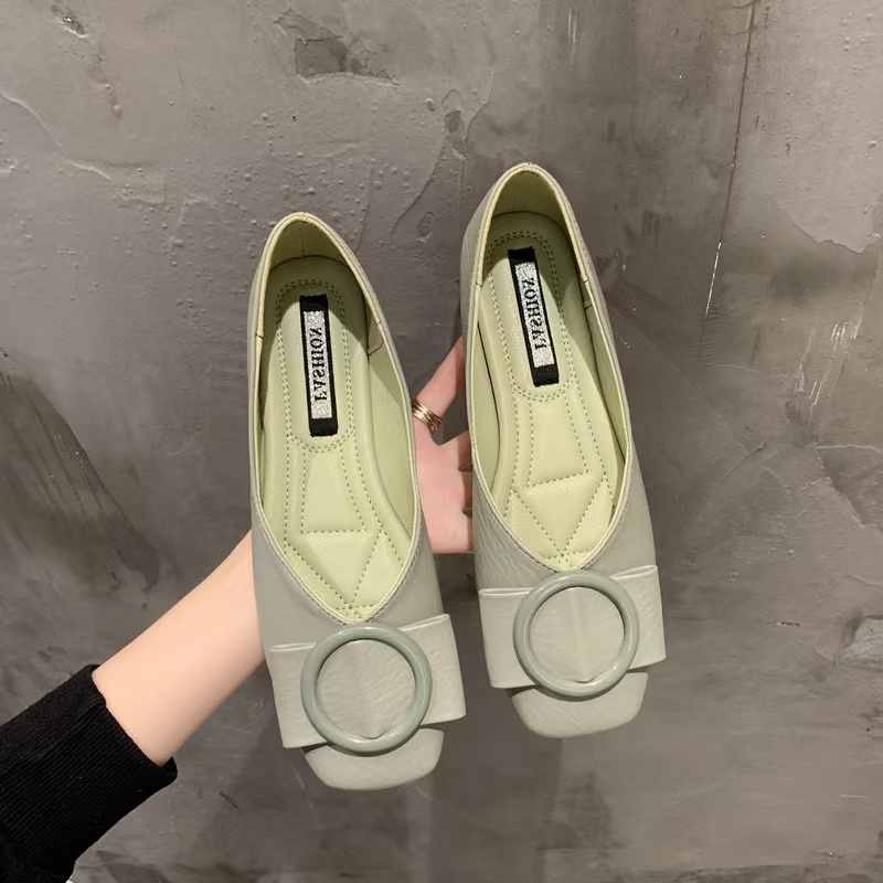 Brand f830c Heels High Chunky Women Metalic Buckle Pumps Bowtie Ladies Wedges Slip On Mary Jeans Bridesmaid New Wedding Shoes