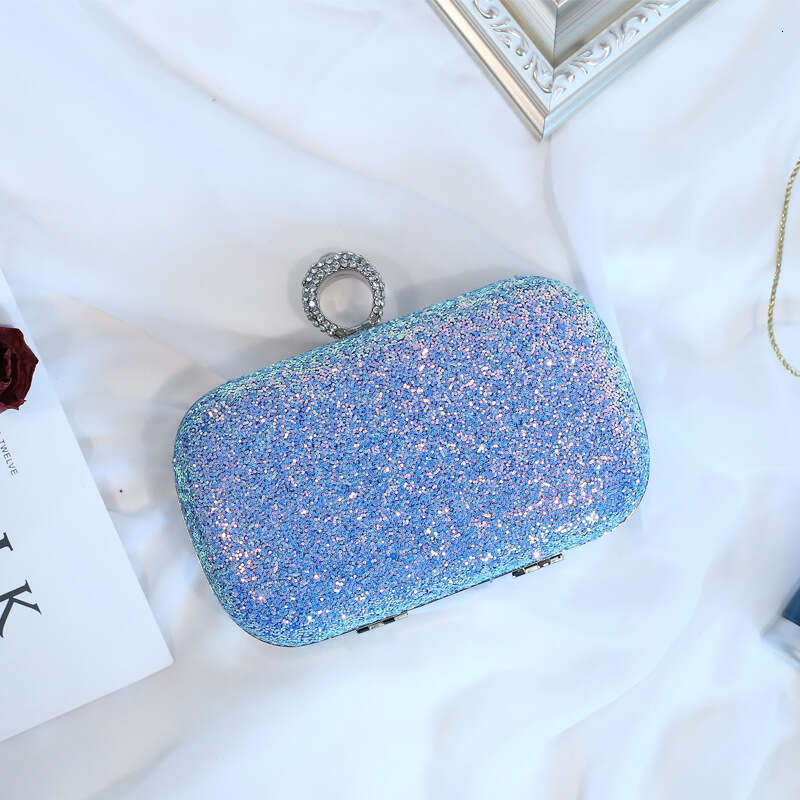 Dinner Bag Fantasy Sequin Celebrity Party Girl Bag Set With Dinner Bag KQ