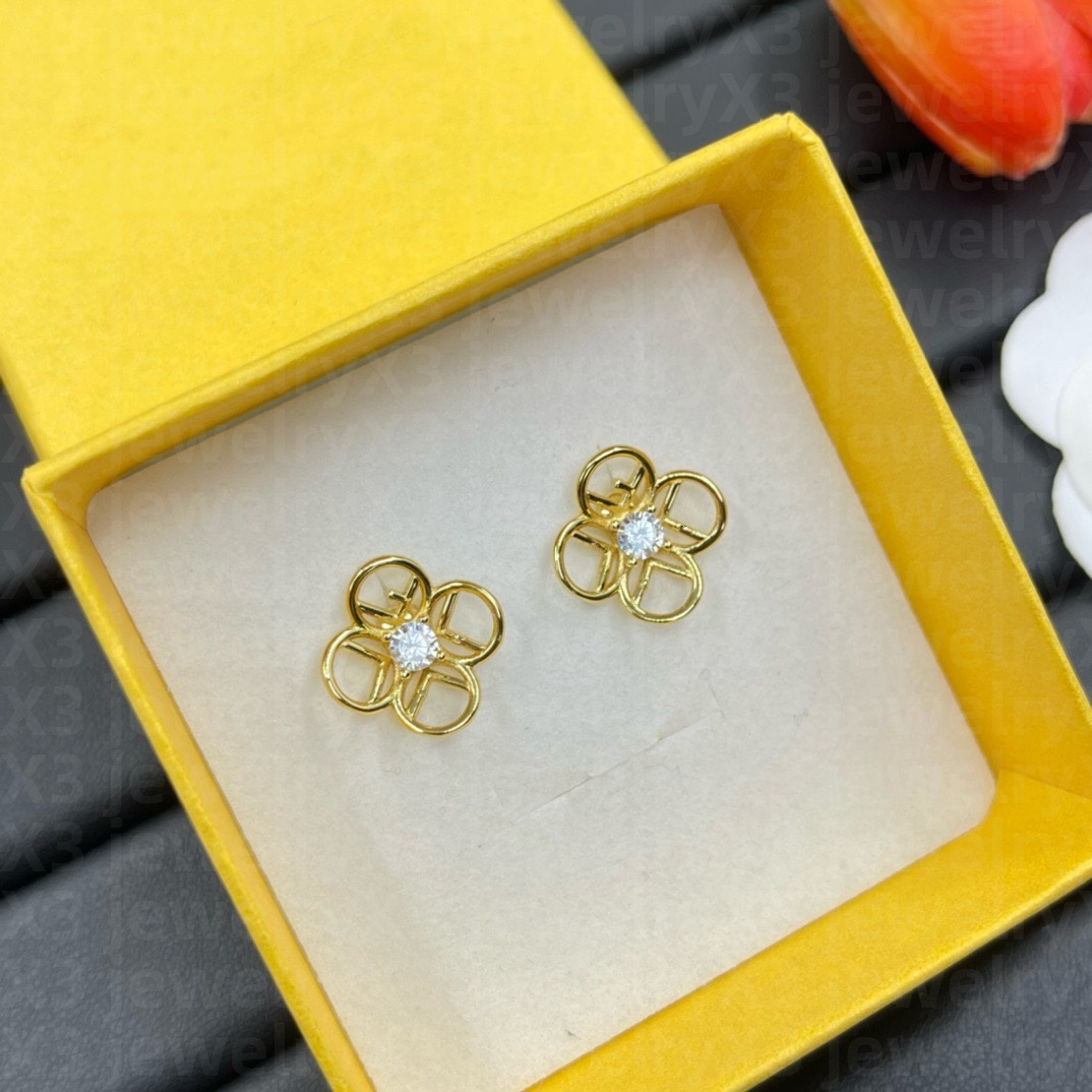 Classic Fashion Designer Pearl Diamond Crystal Earrings Exquisite Party Jewelry Gift Set High Quality FE Designer Jewelry, Fashion Earring Gifts