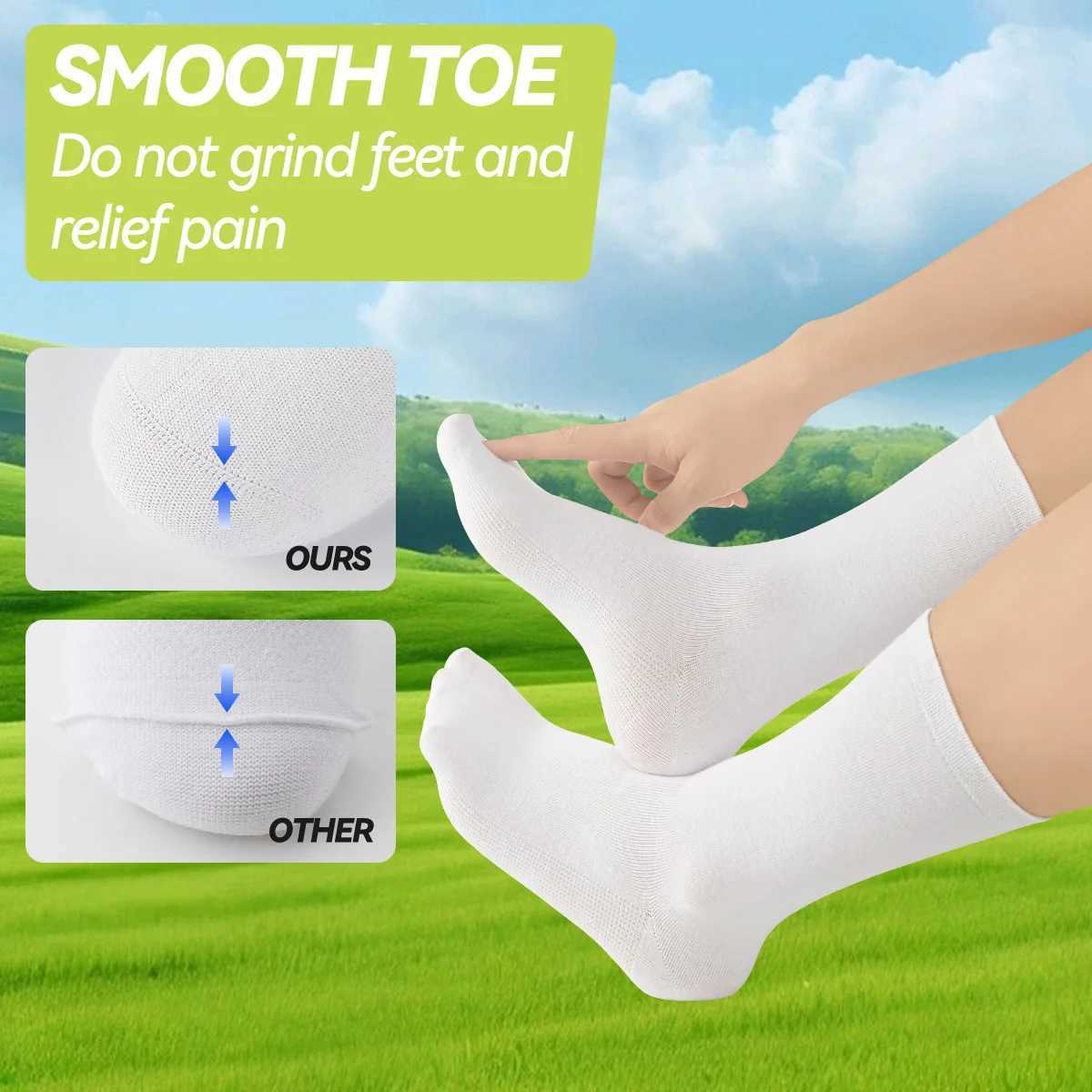 Childrens Summer Thin Crew Socks - Mesh-Sole Structure Breathable Boneless Seam for Students and Teens Sports Wear Cotton Long G251124