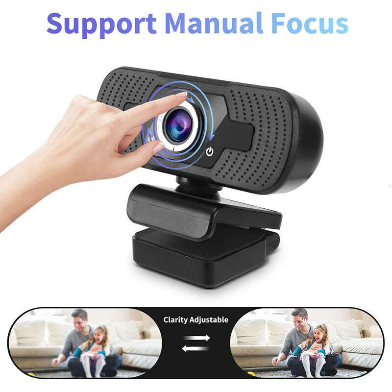 1080P Computer X6 Network with Microphone Desktop Live Streaming USB Conference Video PC Camera