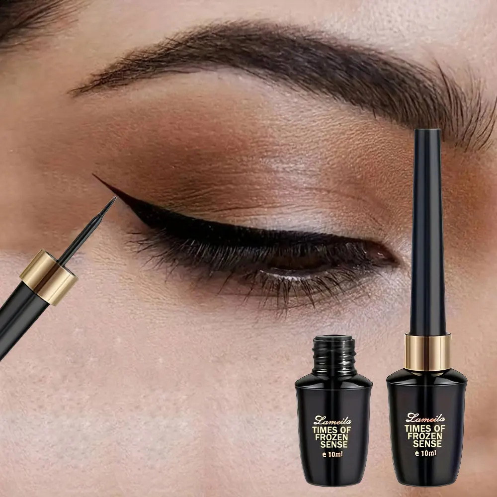 Lined with liquid tip fast drying waterproof colorless long term color eyeliner pen ultrathin 250418