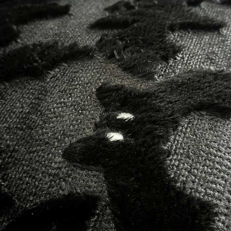 1pc 3D black bat plush throw pillow cover gothic dark spooky witch halloween decorative cushion cover no pillow core G251124