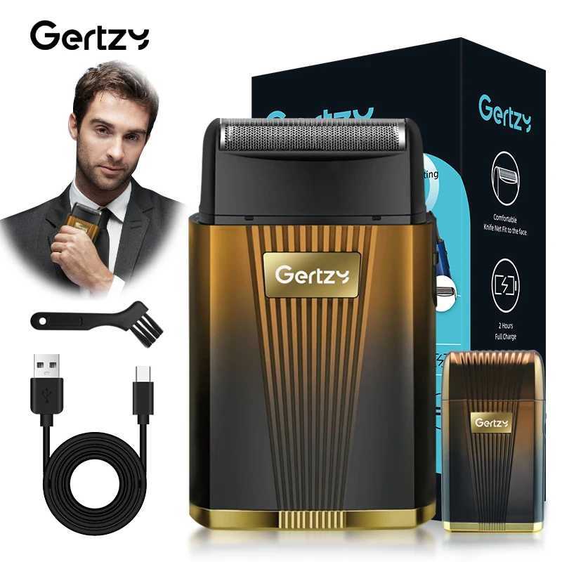 Mens electric shaver reciprocating aluminum foil shaver USB rechargeable beard shaver portable shaver for travel L251124