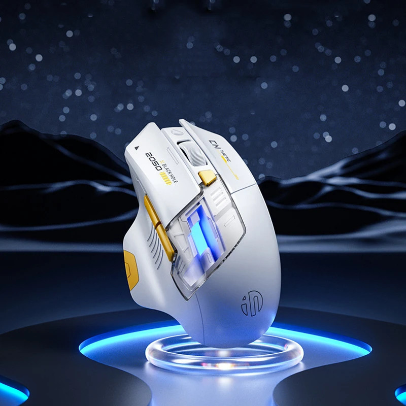 Inphic A9 Explorer Wireless Gaming Mouse 500mA Battery Level Display Ergonomics Bluetooth Office Mouse For PC Laptop 251121 - view 7