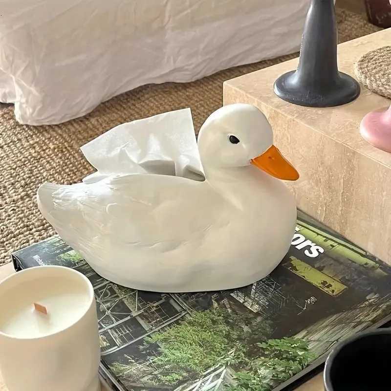 1pc Tissue Box High Value Cute Cole Duck Multi-functional Living Room Wine Cabinet Decoration Light Luxury OrnamentM251124
