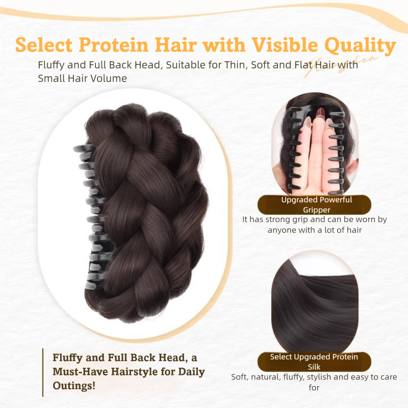Elegant High-Temperature Resistant Hair Extension Durable & Natural-Looking