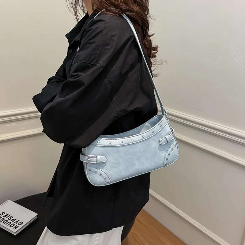 Small Shoulder Bags For Women Korean Fashion New Trend Females PU Leather Crossbody Bag Y2k Handbags And Purses