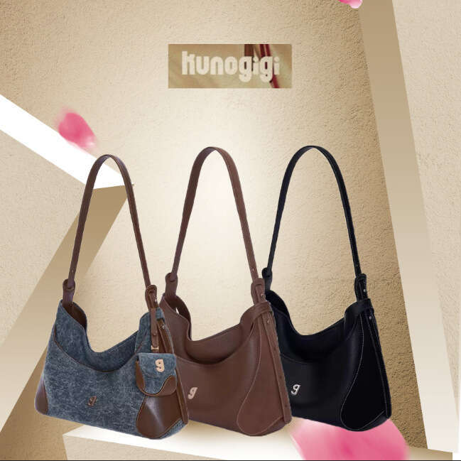 kunogigi gulangjiji baseball hobo medium size highend niche bag single shoulder crossbody bag
