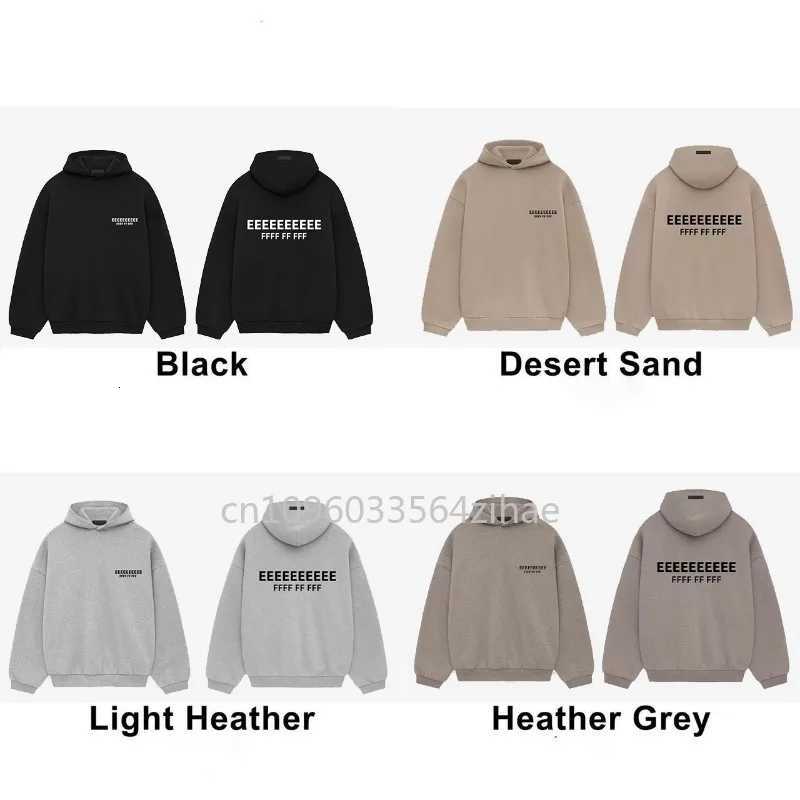SS25 AlwaysOn Series Brand Mens Hoodies Chest Back Rubber Letter Hoodies Designer Brand Mens Oversized Hoodies M251124