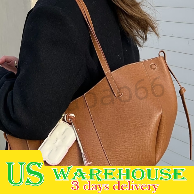 Totebag Polenetotebag Genuine Leather Bag Half Moon Cyme Bag Smooth Shoulder Bag Tonca Bag Purse Top quality