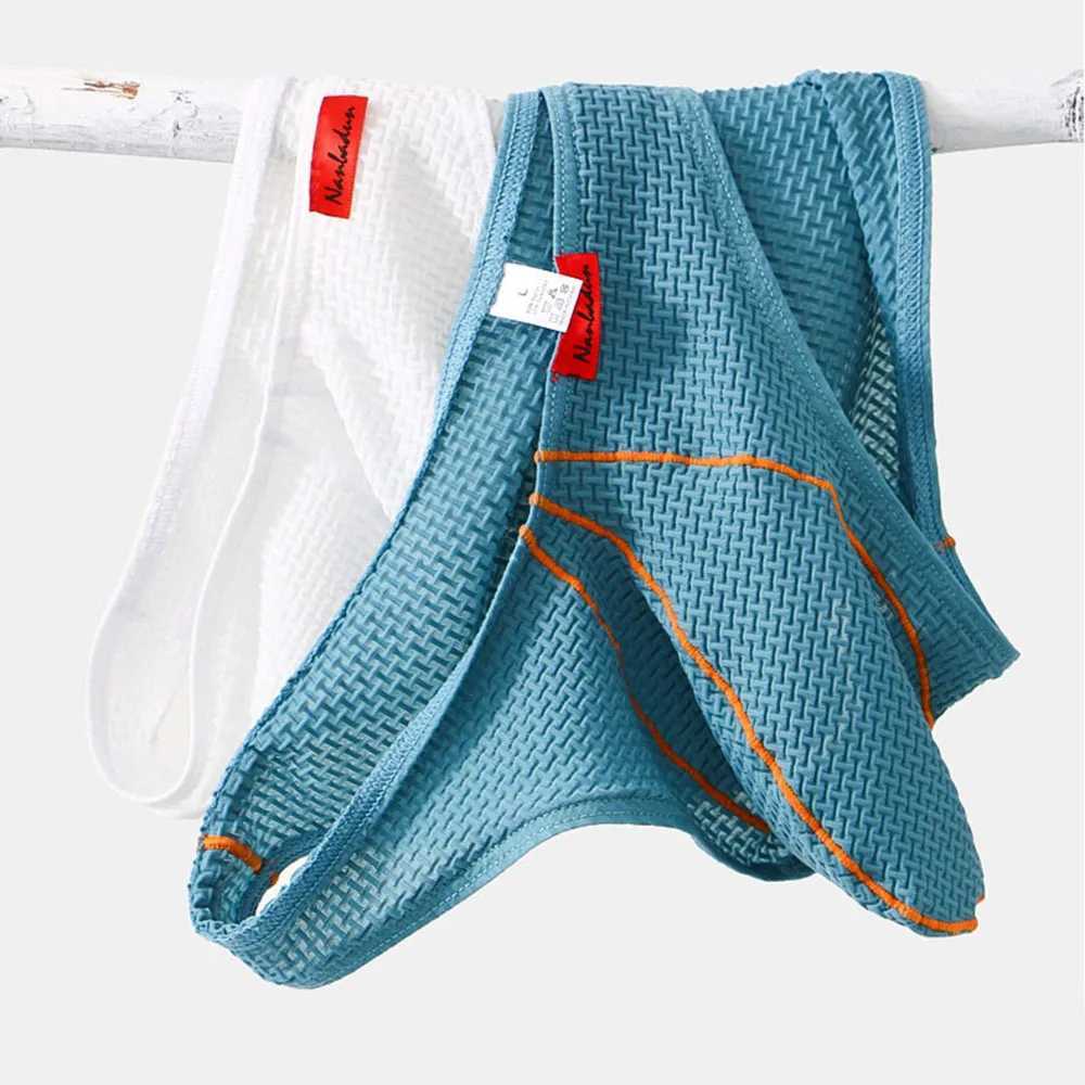 Mens Underwear U-shaped Conveyor Ice Silk Fabric Knitted Underwear Low Waist Underwear Sports Underwear M250424