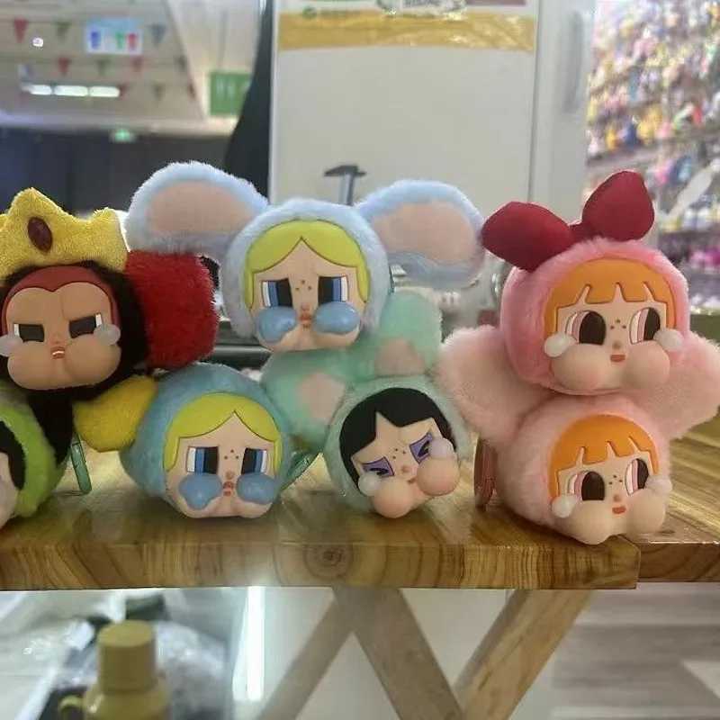 1 Reissue Crybaby Powerpuff Girl Series Plush Doll Keychain Bag Pendant Room Decoration Birthday Gift Mystery Box Childrens ToysT250424